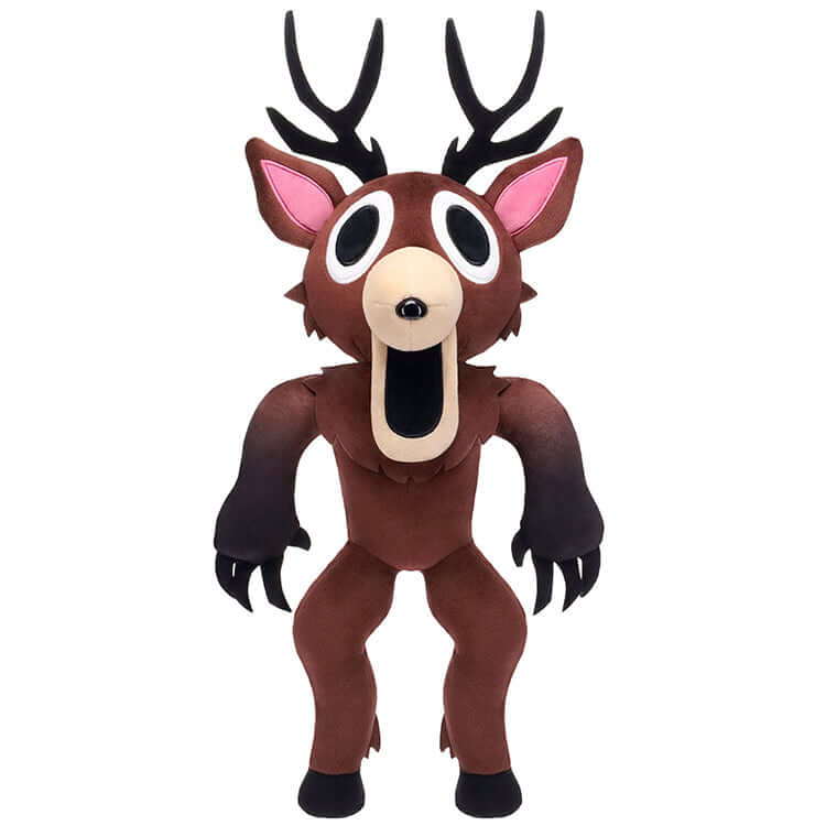 99 Nights In The Forest 12" Deluxe Plush - Deer with DLC Code, detailed plush toy with antlers and expressive face.