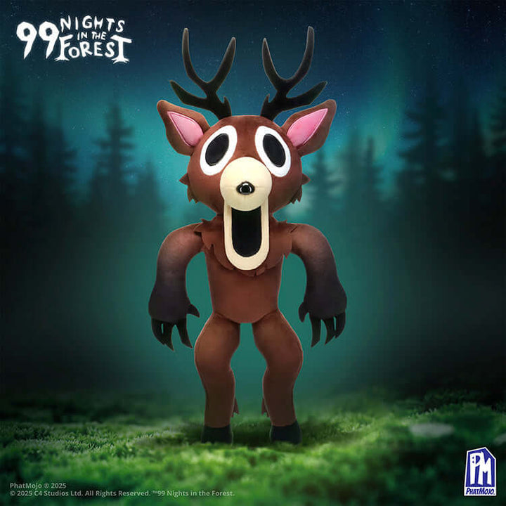 99 Nights In The Forest 12" Deluxe Plush - Deer with DLC Code, detailed plush toy figure of The Deer.