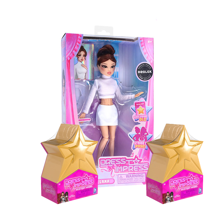 Dress To Impress Trio Doll Bundle