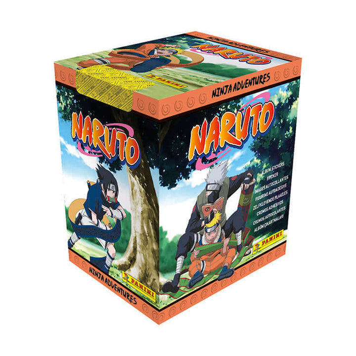 Naruto Sticker Collection box featuring characters Naruto and Sasuke in a vibrant design.