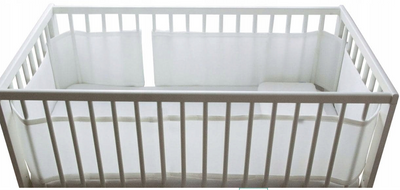 Ochraniacz do łóżeczka dziecięcego o połowie długości - 180 cm x 30 cm