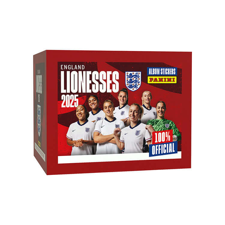 England Lionesses Sticker Collection 2025 featuring top players, 100% official from Panini.