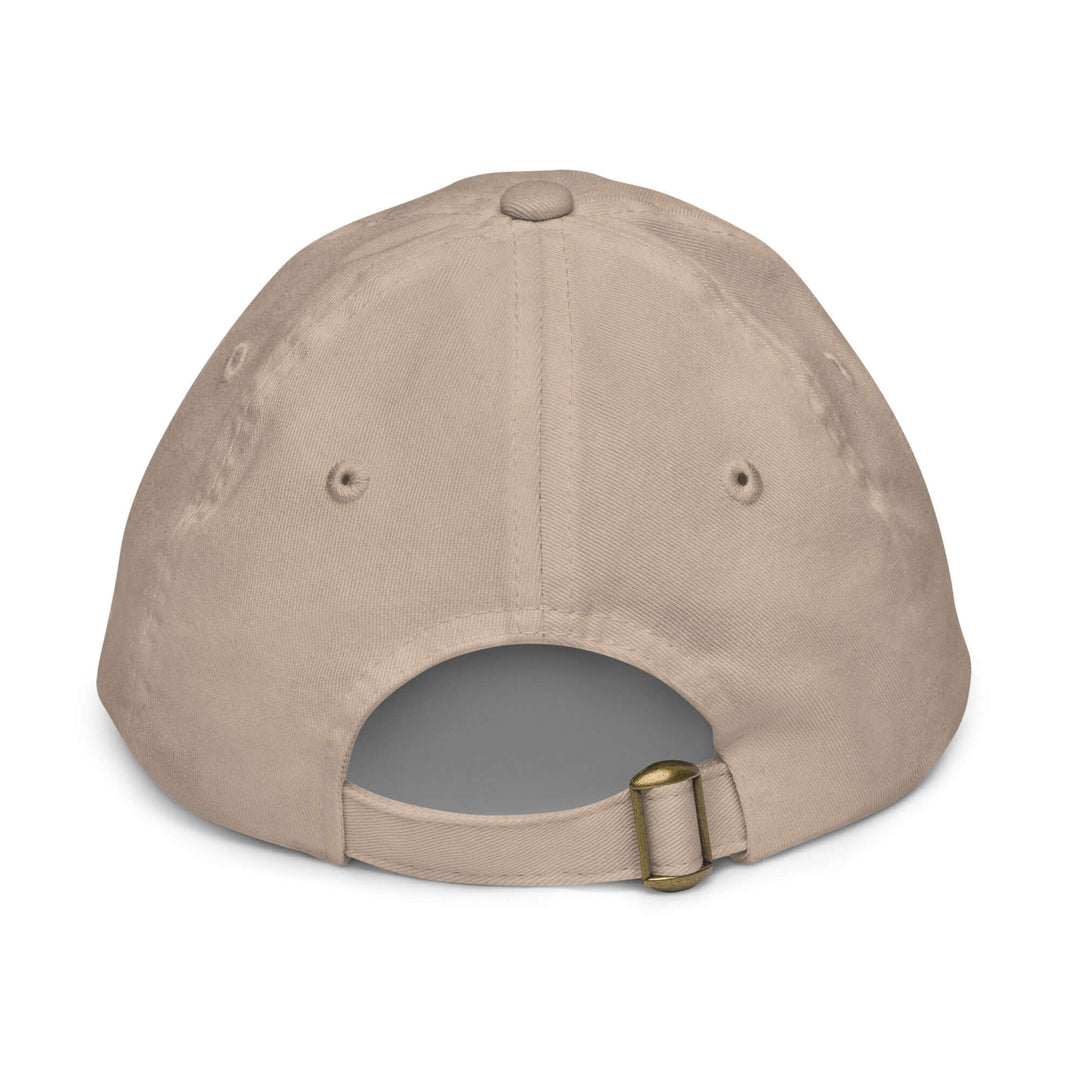 Back view of AFK youth baseball cap showing the adjustable strap and breathable design.
