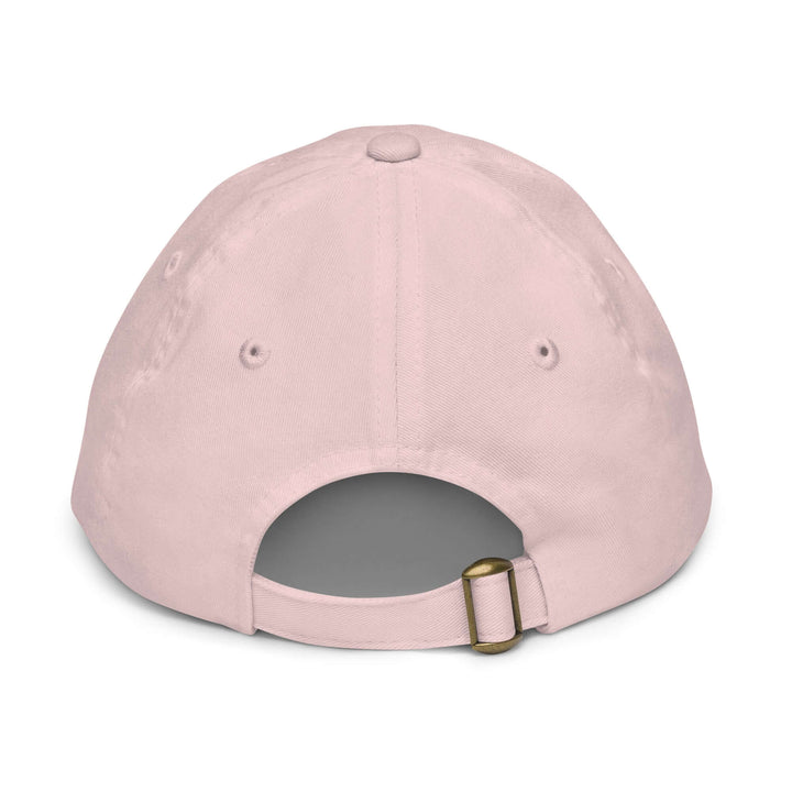 Back view of a pink AFK youth baseball cap showcasing the adjustable strap and breathable design.