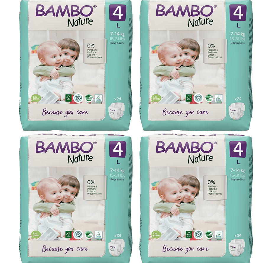 Bambo Nature| Size 4 Maxi Training Pants - 20 Pack | Earthlets.com |  | disposable nappies size 4