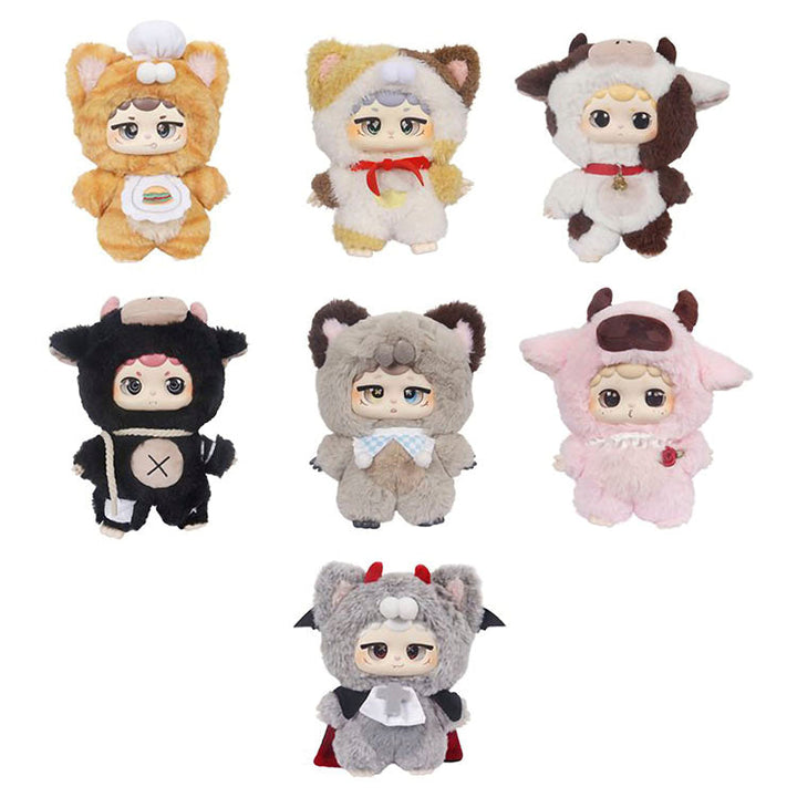Miiloo Series 1 Blind Box Vinyl Plush adorable collectible plushies in various costumes, great for unboxing surprises.