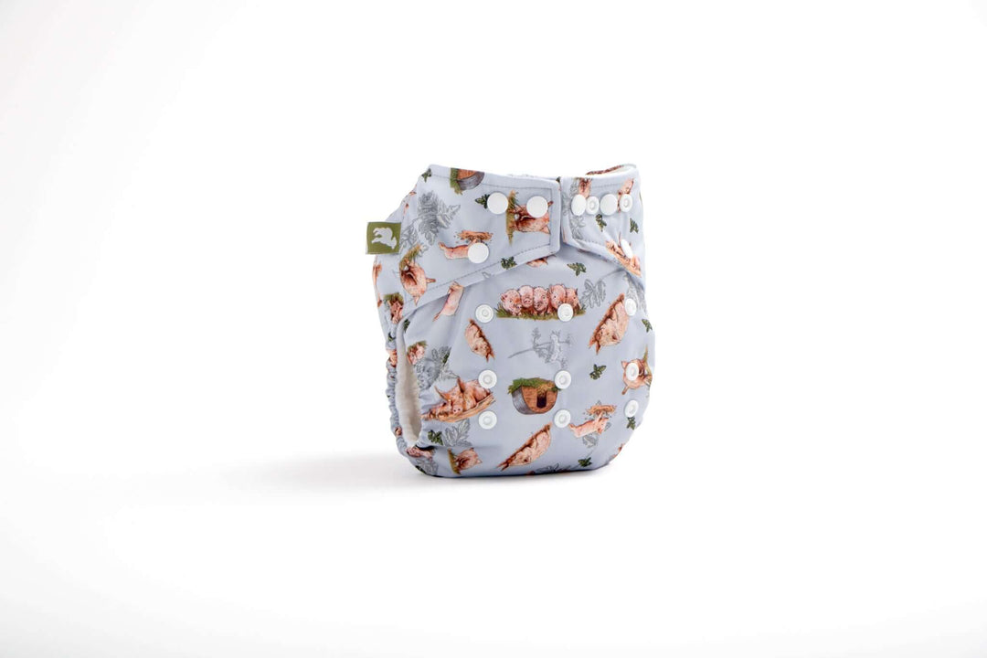 Little Lamb| Onesize Pocket Nappy | Earthlets.com |  | reusable nappies all in one nappies