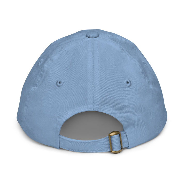 Back view of the Oddy Pro Youth baseball cap showcasing the adjustable strap and breathable eyelets.