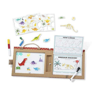Melissa & Doug Reusable Drawing and Magnet Kit - Dinosaurs toys Earthlets