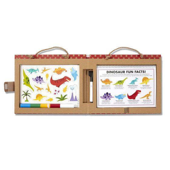 Melissa & Doug Reusable Drawing and Magnet Kit - Dinosaurs toys Earthlets