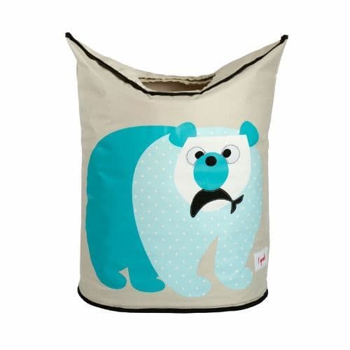3 Sprouts3 Sprouts Laundry Hamper - Polar Bear BlueEarthlets