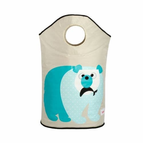 3 Sprouts3 Sprouts Laundry Hamper - Polar Bear BlueEarthlets