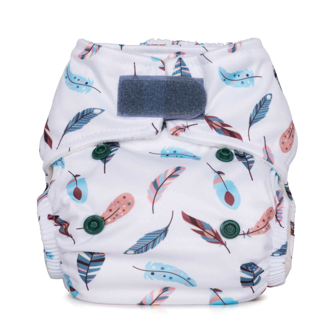 Baba + Boo Newborn Reusable Nappy - Prints Colour: Pebbles reusable nappies all in one nappies Earthlets