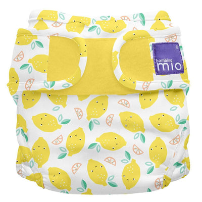 Bambino Mio Mioduo Reusable Nappy Cover Size: Size 1 Colour: Lemon Drop reusable nappies nappy covers Earthlets