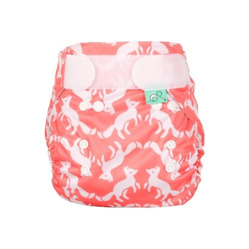 Tots Bots Bamboozle Nappy Wrap Colour: Foxtrot Size: Size 2 (9-35lbs) reusable nappies Earthlets