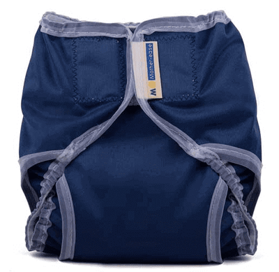 Mother-ease Rikki Wrap Nappy Cover Navy Colour: Navy Size: XS reusable nappies nappy covers Earthlets