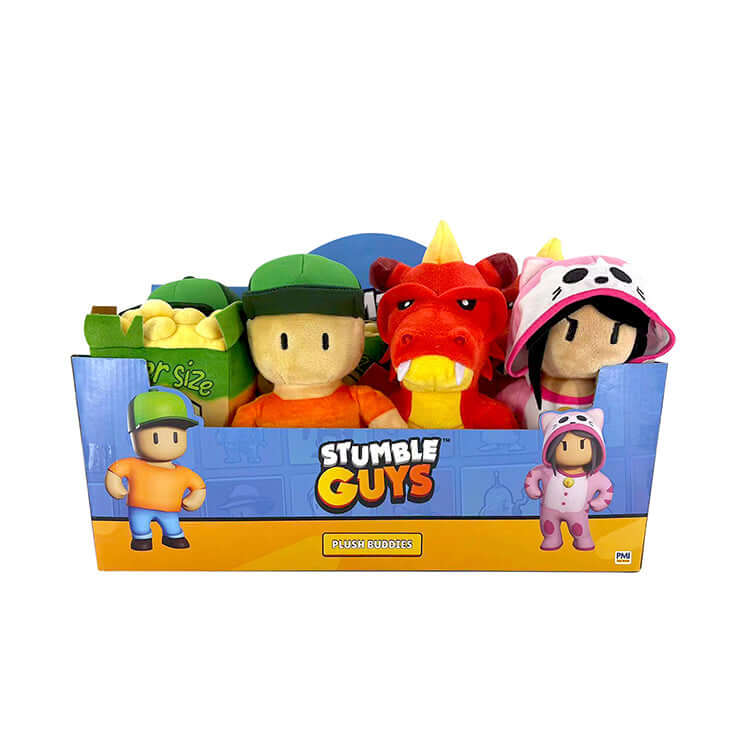 PMI Stumble Guys 8" Plush Buddies Products: MR STUMBLE Mini Figures Earthlets