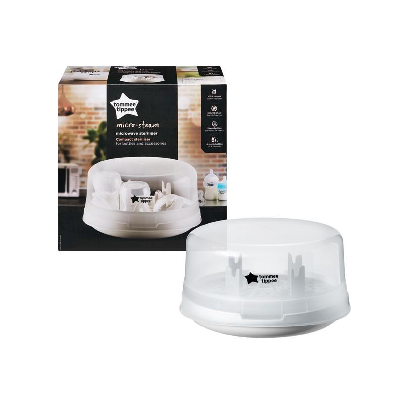 Tommee Tippee| Micro-Steam Microwave Steriliser - White | Earthlets.com |  | feeding & accessories