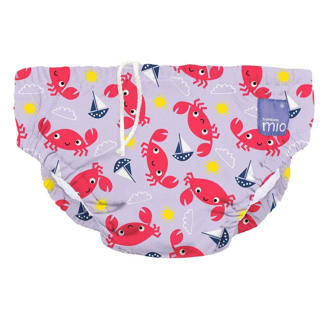 Bambino Mio Nice and Nautical Reusable Swim Nappy Colour: Anchors Away Size: Medium reusable swim nappies Earthlets