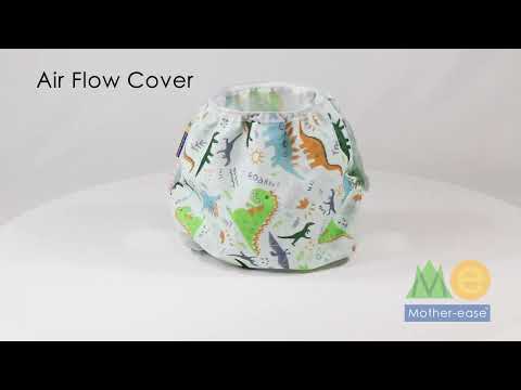 Mother-ease Air Flow Cover Green Colour: Green size: S reusable nappies Earthlets