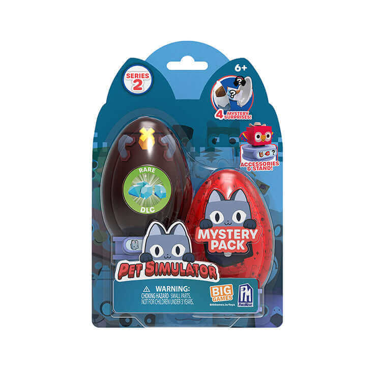 PhatMojo Pet Simulator Series 2 Mystery Pets 2PK Egg Action Figures Earthlets