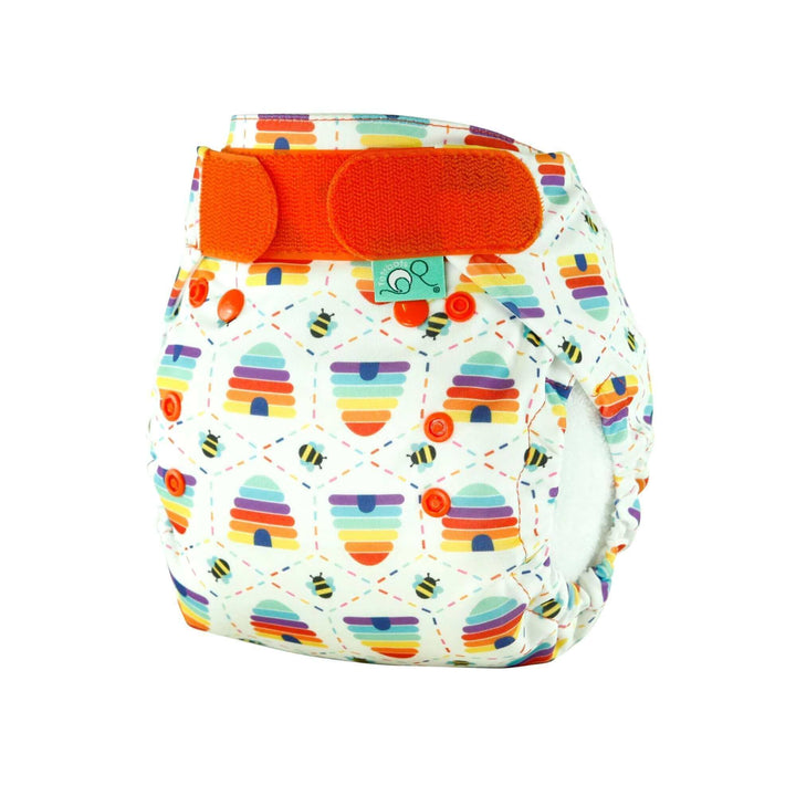 Tots Bots Bamboozle Nappy Wrap Colour: Above the Clouds Size: Size 1 (6-18lbs) reusable nappies Earthlets