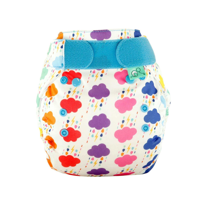 Tots Bots Bamboozle Nappy Wrap Colour: Above the Clouds Size: Size 1 (6-18lbs) reusable nappies Earthlets