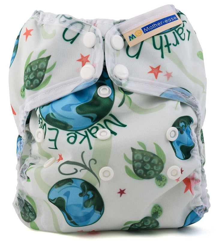 Mother-ease Wizard Duo Cover Colour: Bee Kind Size: XS reusable nappies Earthlets