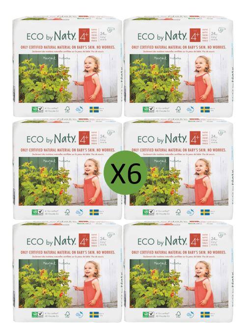 Naty| Size 4+ Nappies - 24 pack | Earthlets.com |  | disposable nappies size 4 plus