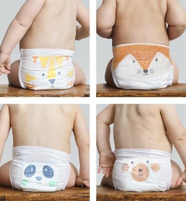 Kit and KinSize 4 Maxi Eco Disposable Nappies - 32 packMulti Pack: 1disposable nappies size 4 plusEarthlets